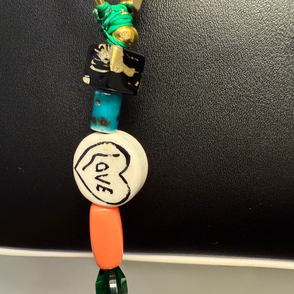 Colorful Beaded Keychain - Picture 4 of 6